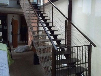 Redes de Proteção em Escadas